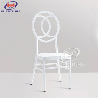 White Wedding Chiavari Chair No Upholstered 15.5 Inches Seat Depth