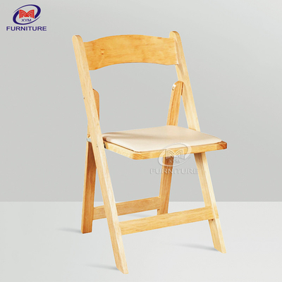 Garden Folding Wimbledon Wooden Wedding Chairs With Padded