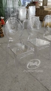 Kids Modern Transparent Acrylic Resin Chiavari Chairs Event Party 3KG